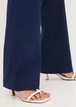 Stretch-Hose, Bootcut Damen Hosen|Bekleidung·Kleider