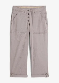 Stretch-Hose mit Crash-Effekt Damen Bekleidung·Kleider|Hosen