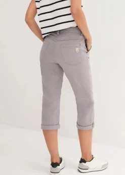 Stretch-Hose mit Crash-Effekt Damen Bekleidung·Kleider|Hosen