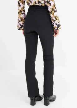 Damen bonprix Bekleidung·Kleider|Hosen|Stretch-Hose mit Gürtel (2-tlg. Set)
