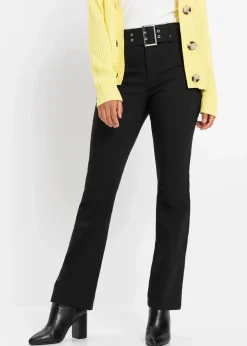 Discount Stretch-Hose mit Gürteldetails Damen Bekleidung·Kleider|Hosen