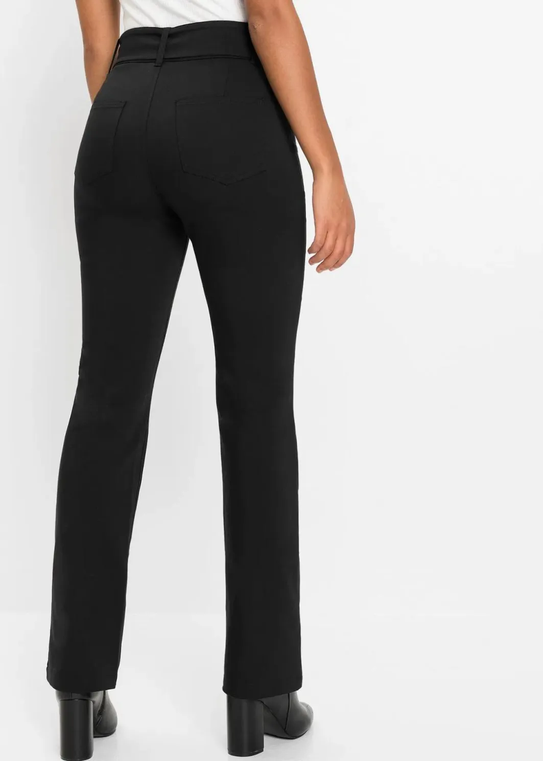 Discount Stretch-Hose mit Gürteldetails Damen Bekleidung·Kleider|Hosen