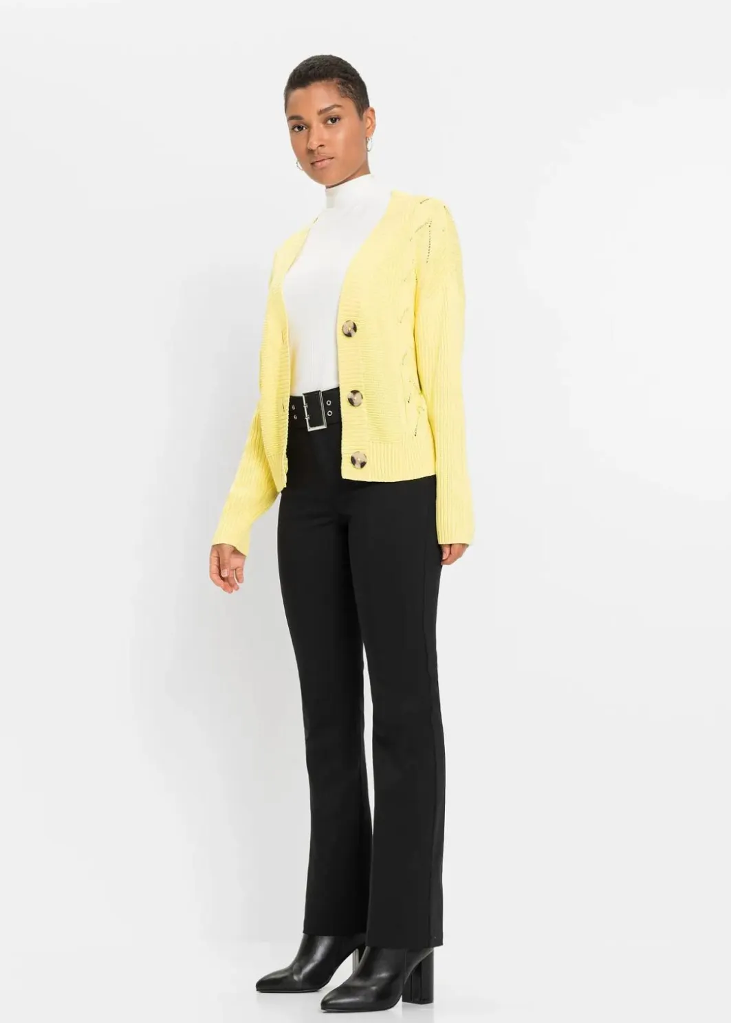 Discount Stretch-Hose mit Gürteldetails Damen Bekleidung·Kleider|Hosen