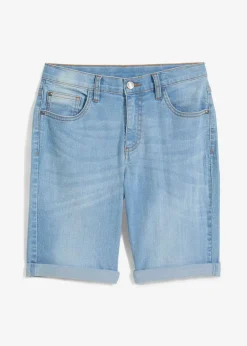 Kinder bonprix Jungen 9-16 Jahre·Shorts|Jungen 9-16 Jahre·Jeans|Stretch-Jeans-Bermuda mit verstellbarem Bund, Slim Fit