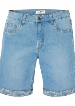 Herren bonprix Jeans|Shorts|Stretch-Jeans-Bermuda, Regular Fit
