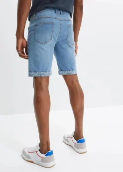 Herren bonprix Jeans|Shorts|Stretch-Jeans-Bermuda, Regular Fit
