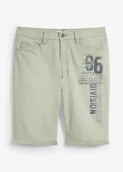 Herren bonprix Große Größen|Shorts|Stretch-Jeans-Bermuda, Regular Fit