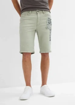 Herren bonprix Große Größen|Shorts|Stretch-Jeans-Bermuda, Regular Fit