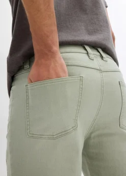 Herren bonprix Große Größen|Shorts|Stretch-Jeans-Bermuda, Regular Fit