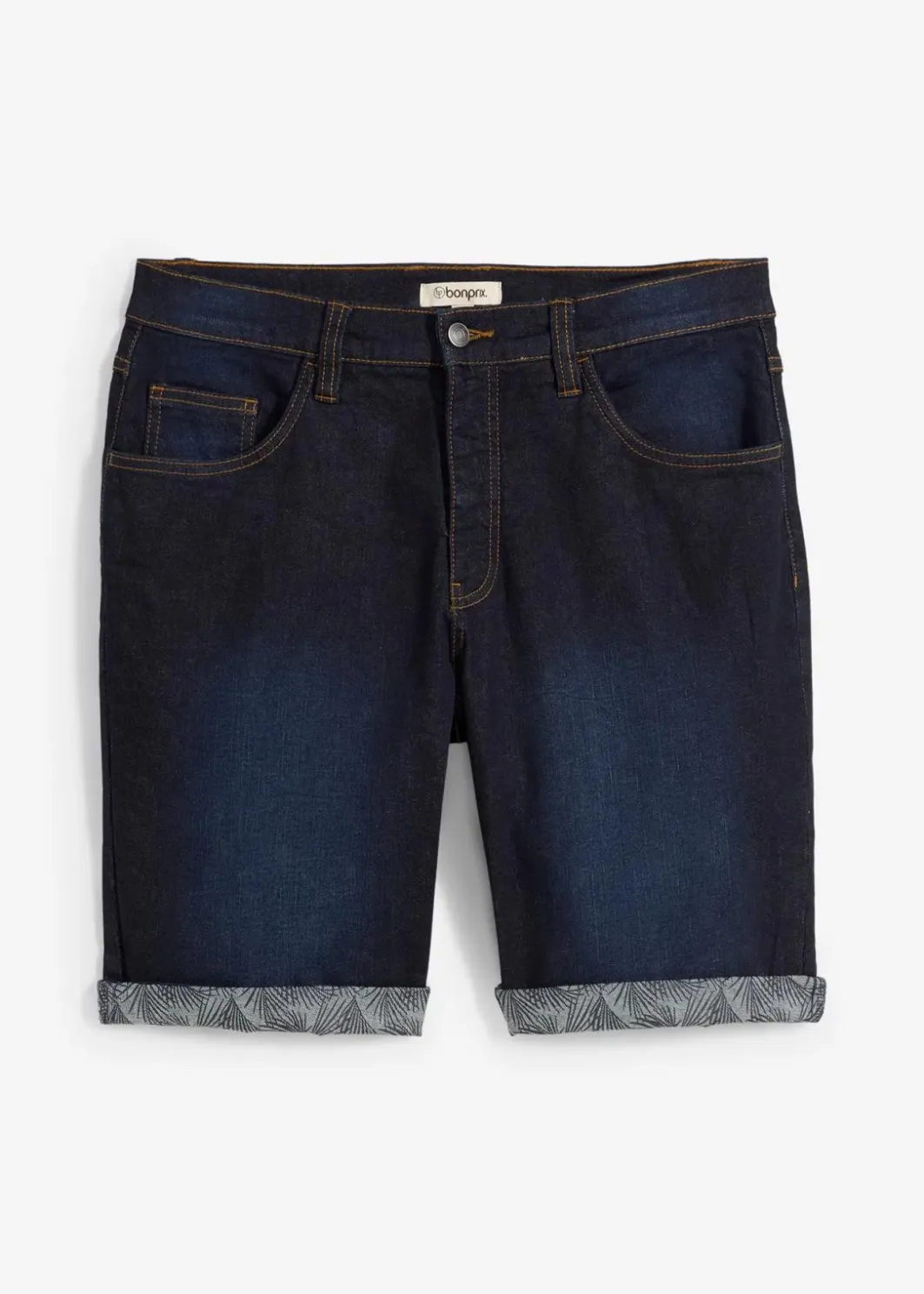 Herren bonprix Große Größen|Shorts|Stretch-Jeans-Bermuda, Regular Fit