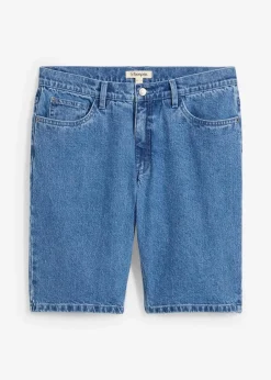Herren bonprix Jeans|Shorts|Stretch-Jeans-Bermuda, Relaxed Fit