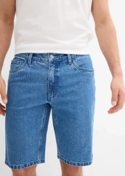 Herren bonprix Jeans|Shorts|Stretch-Jeans-Bermuda, Relaxed Fit