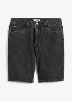 Herren bonprix Große Größen|Shorts|Stretch-Jeans-Bermuda, Relaxed Fit