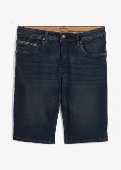Herren bonprix Jeans|Shorts|Stretch-Jeans-Bermuda, Slim Fit