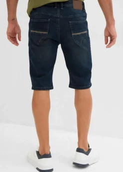 Herren bonprix Jeans|Shorts|Stretch-Jeans-Bermuda, Slim Fit