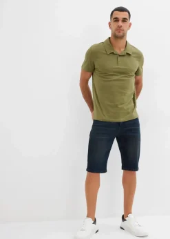 Herren bonprix Jeans|Shorts|Stretch-Jeans-Bermuda, Slim Fit
