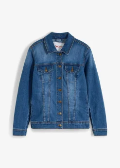 Stretch-Jeansjacke, Basic Damen Bekleidung·Hosen|Jacken & Mäntel