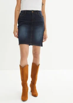 Damen bonprix Bekleidung·Sportbekleidung|Röcke|Stretch-Jeansrock