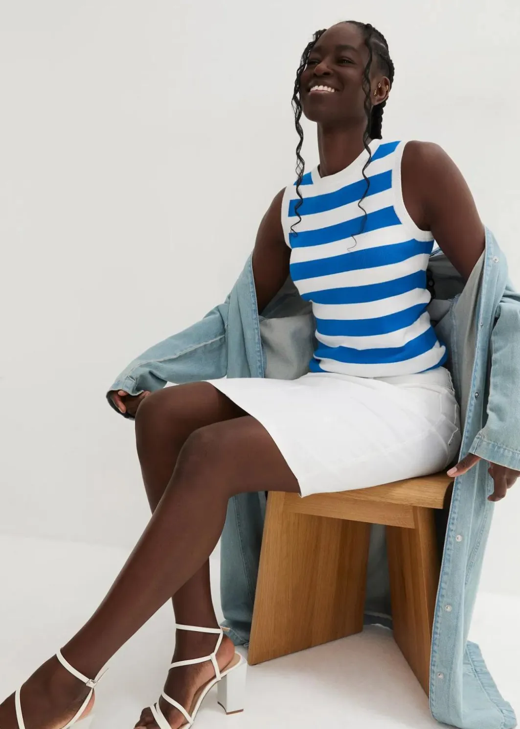 Sale Stretch-Jeansrock Damen Röcke|Bekleidung·Sportbekleidung