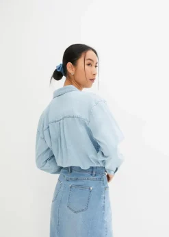 New Stretch-Jeansrock, High Waist Damen Bekleidung·Sportbekleidung|Röcke