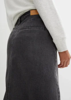 Hot Stretch-Jeansrock, Midi-Länge Damen Bekleidung·Sportbekleidung|Röcke