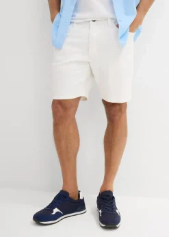 Herren bonprix Große Größen|Shorts|Stretch-Jeans-Shorts, Loose Fit extra weit