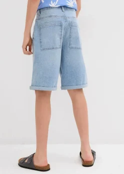 Discount Stretch-Jeans-Shorts, Loose Fit Kinder Jungen 9-16 Jahre·Shorts|Jungen 9-16 Jahre·Jeans