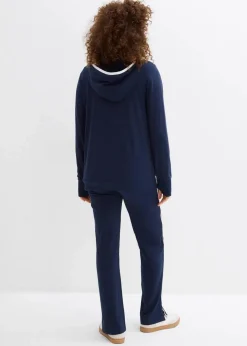 Damen bonprix Bekleidung·Blusen & Tuniken|Bekleidung·Kleider|Stretch-Jogginganzug aus Baumwolle (2-tlg.Set)