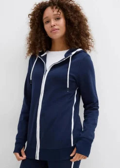 Damen bonprix Bekleidung·Blusen & Tuniken|Bekleidung·Kleider|Stretch-Jogginganzug aus Baumwolle (2-tlg.Set)