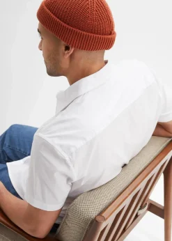 Herren bonprix Große Größen|Hemden|Stretch-Kurzarmhemd, Slim Fit