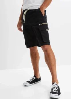 Best Stretch-Schlupf-Bermuda mit Cargotaschen, Regular Fit Herren Große Größen|Shorts