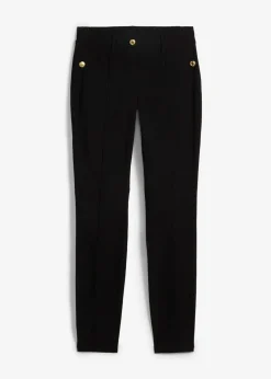 Damen bonprix Bekleidung·Kleider|Hosen|Stretch-Schlupfhose aus fließendem Viskose-Mix