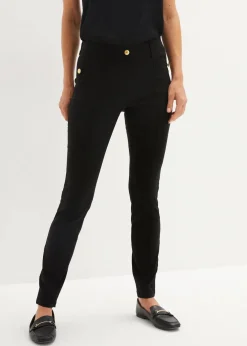 Damen bonprix Bekleidung·Kleider|Hosen|Stretch-Schlupfhose aus fließendem Viskose-Mix