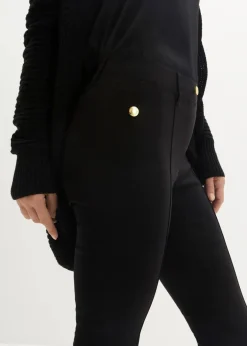 Damen bonprix Bekleidung·Kleider|Hosen|Stretch-Schlupfhose aus fließendem Viskose-Mix