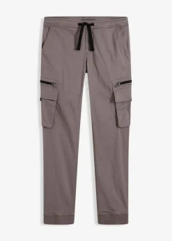 Outlet Stretch-Schlupfhose mit Cargotaschen, Regular Fit Herren Große Größen|Hosen
