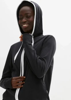Damen bonprix Bekleidung·Blusen & Tuniken|Sweat|Stretch-Sweatjacke mit Baumwolle
