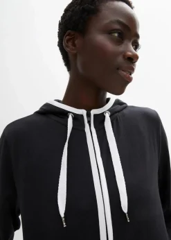 Damen bonprix Bekleidung·Blusen & Tuniken|Sweat|Stretch-Sweatjacke mit Baumwolle