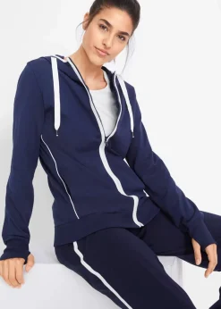Best Stretch-Sweatjacke mit Baumwolle Damen Sweat|Bekleidung·Blusen & Tuniken