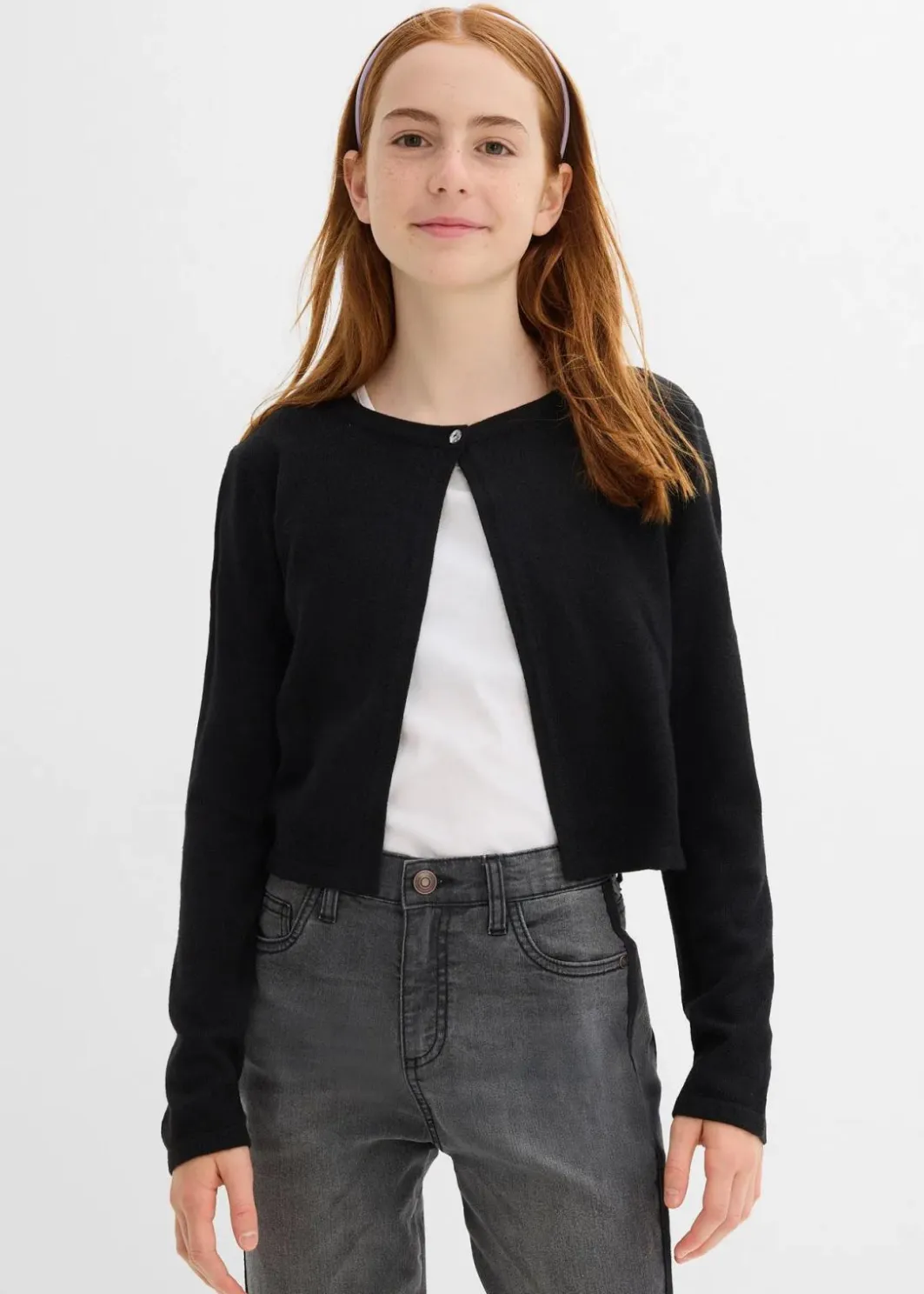 Strickbolero Kinder Mädchen 9-16 Jahre·Sweat & Strick