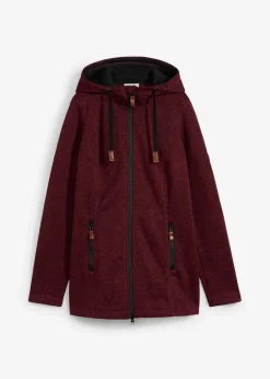 Damen bonprix Bekleidung·Blusen & Tuniken|Bekleidung·Hosen|Strickfleecejacke mit Kapuze
