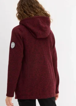 Damen bonprix Bekleidung·Blusen & Tuniken|Bekleidung·Hosen|Strickfleecejacke mit Kapuze