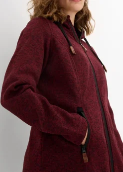Damen bonprix Bekleidung·Blusen & Tuniken|Bekleidung·Hosen|Strickfleecejacke mit Kapuze