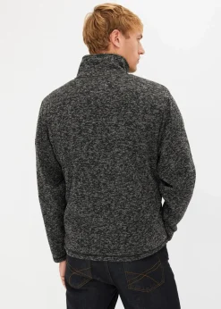 Clearance Strick-Fleecejacke mit Teddyfutter Herren Große Größen|Outdoorbekleidung
