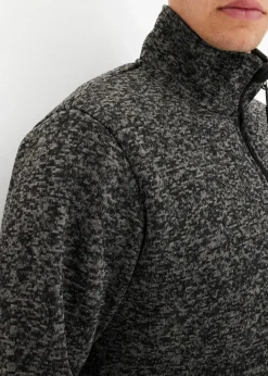 Clearance Strick-Fleecejacke mit Teddyfutter Herren Große Größen|Outdoorbekleidung