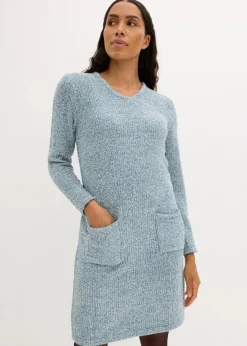 Clearance Strickfleecekleid Damen Bekleidung·Umstandsmode|Strickmode