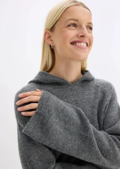 Strick-Hoodie Damen Strickmode|Pullover & Strickjacken