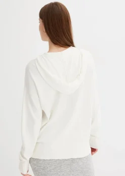 Sale Strick-Hoodie mit Kängurutasche aus Viskose-Mix Damen Nachhaltigere Materialien|Pullover & Strickjacken