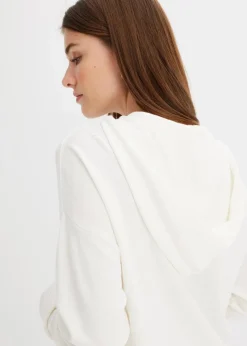 Sale Strick-Hoodie mit Kängurutasche aus Viskose-Mix Damen Nachhaltigere Materialien|Pullover & Strickjacken