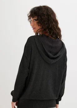 Best Strick-Hoodie mit Kängurutasche aus Viskose-Mix Damen Bekleidung·Umstandsmode|Strickmode