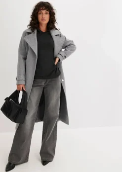 Best Strick-Hoodie mit Kängurutasche aus Viskose-Mix Damen Bekleidung·Umstandsmode|Strickmode